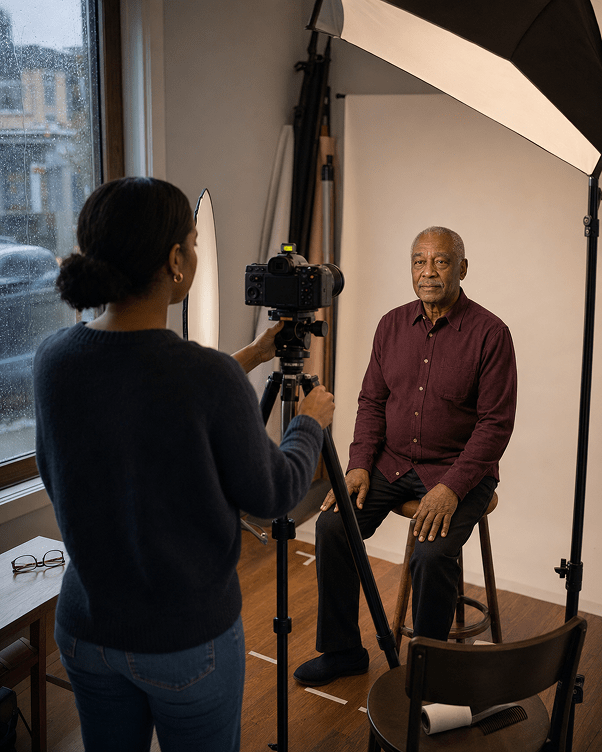 Soft Light and Camera Distance Create a More Natural Face