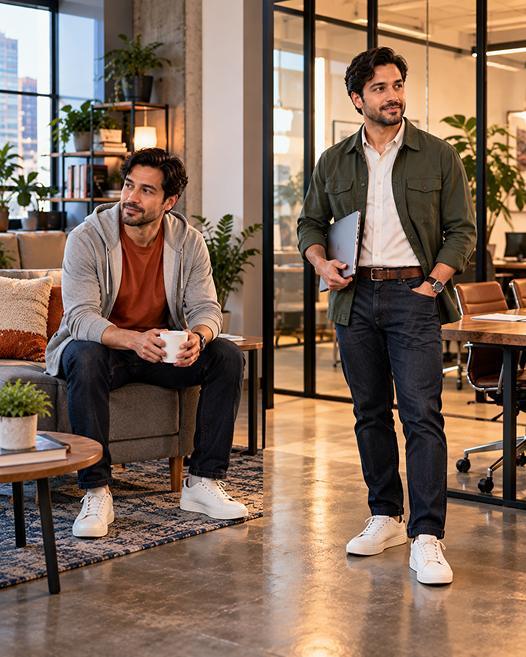 The Same Jeans and Sneakers Can Look Completely Different