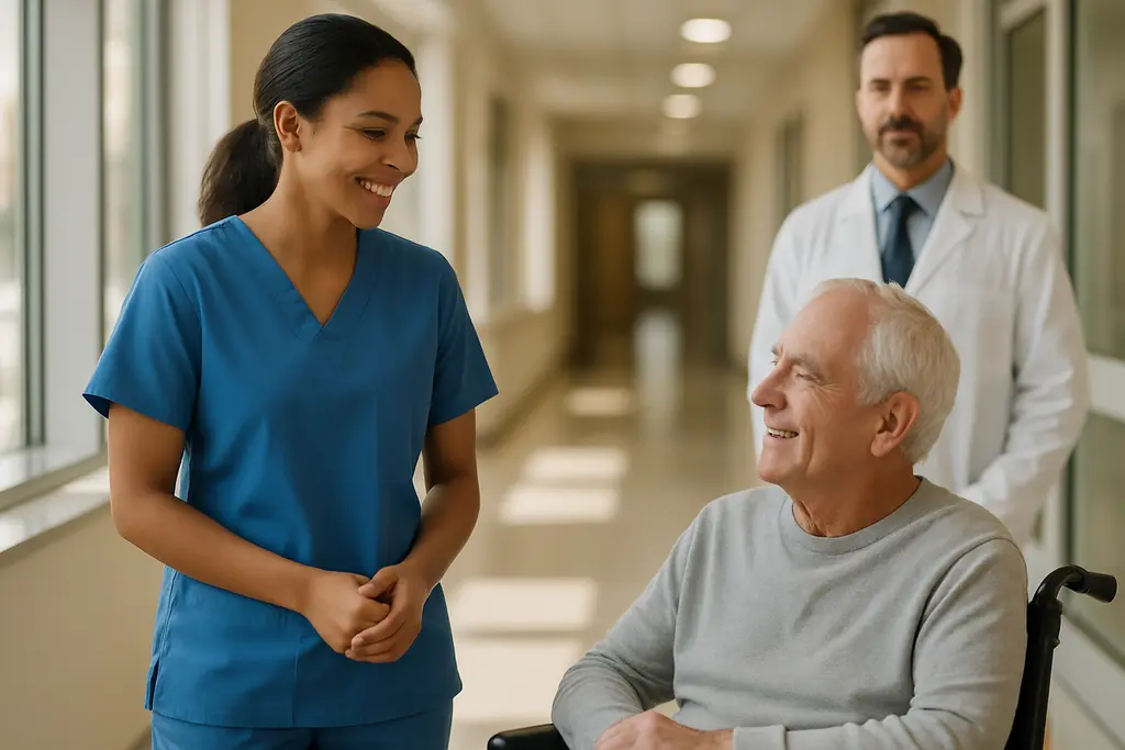 Scrubs Vs Formal Attire options prepared for a healthcare image session