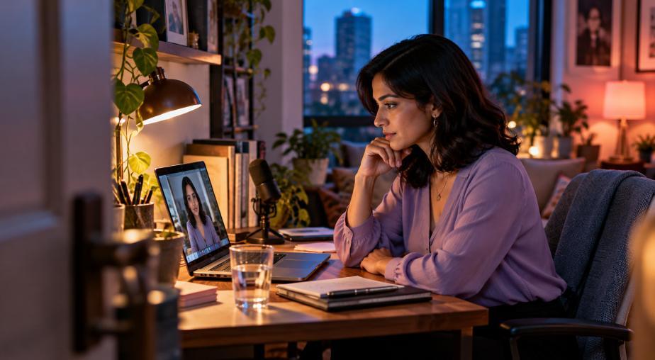 When AI Video Interviews Make People Overperform