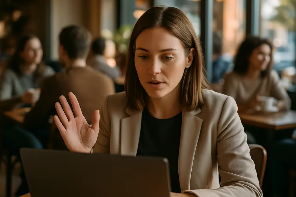 Employees discussing casual dress codes around a conference table